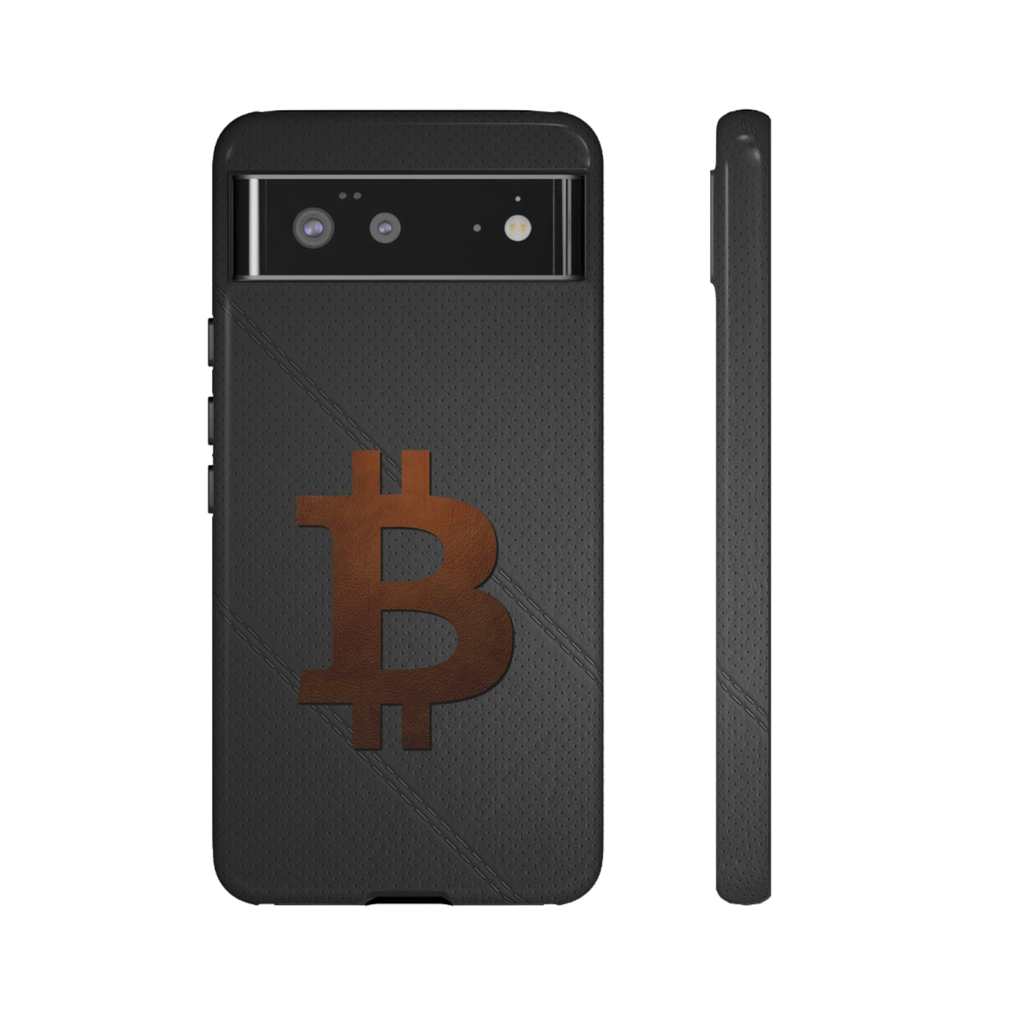 Bitcoin Brown Leather Case