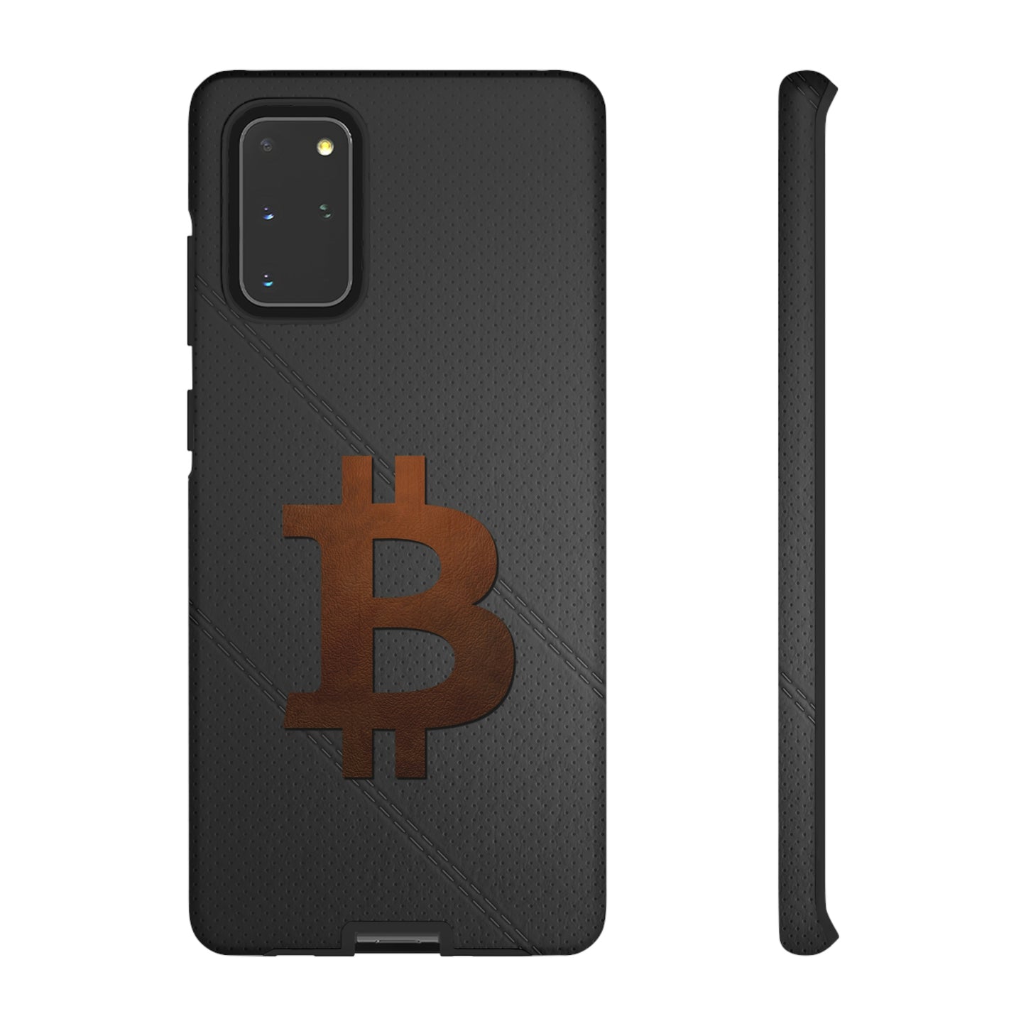 Bitcoin Brown Leather Case