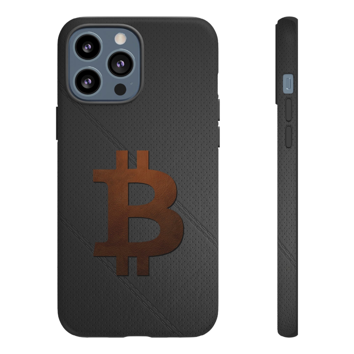 Bitcoin Brown Leather Case