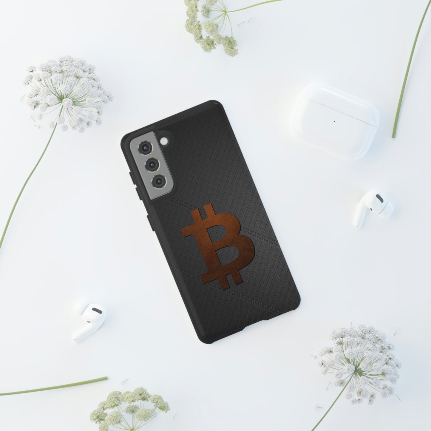 Bitcoin Brown Leather Case In N Out Crypto