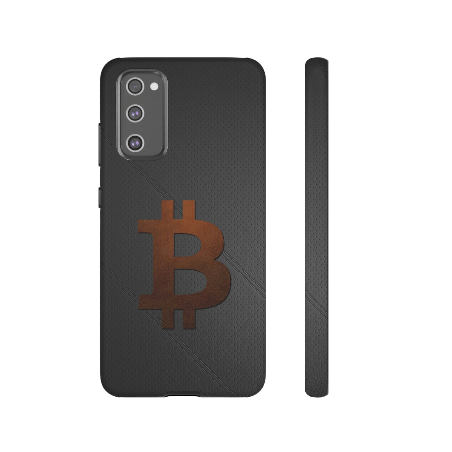 Bitcoin Brown Leather Case