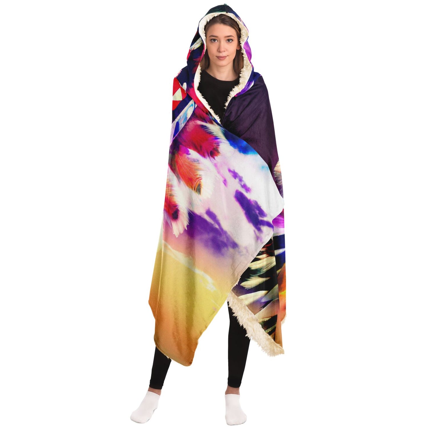 Bitcoin Native Hooded Blanket