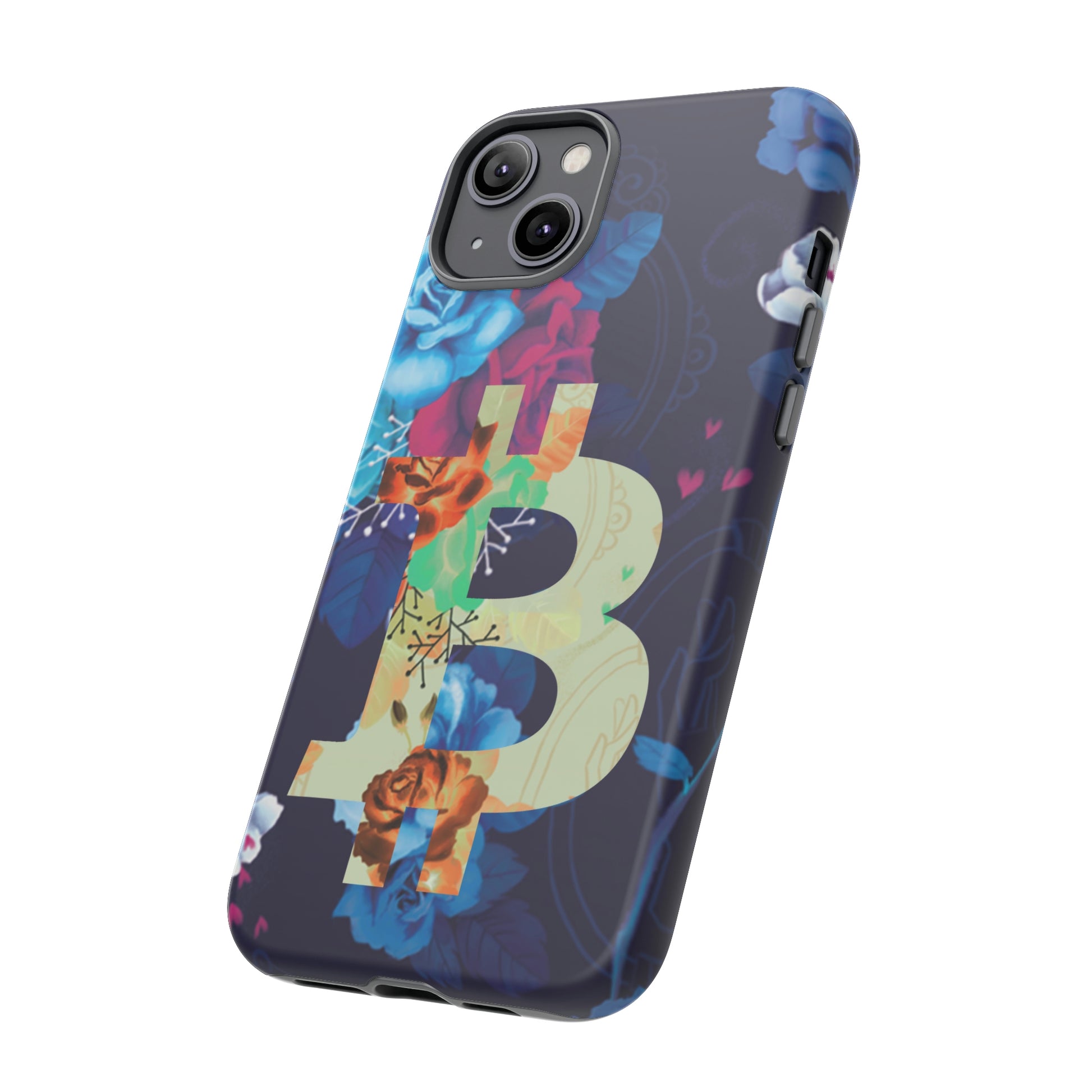 Bitcoin Flowers Art Case In N Out Crypto