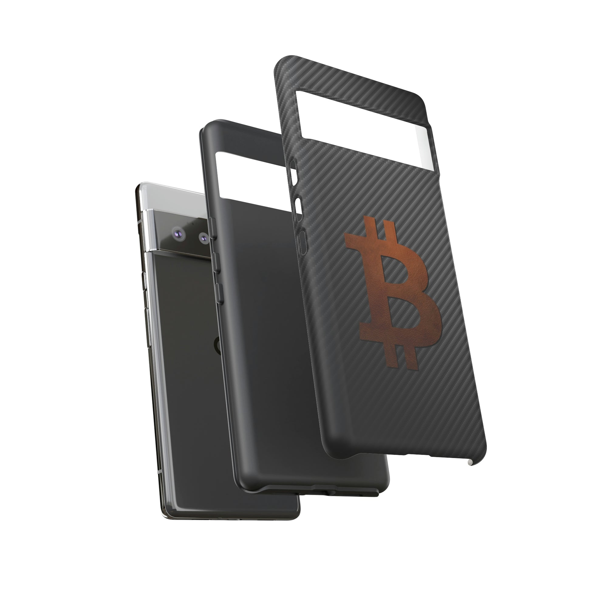 Bitcoin Fiber Brown Leather Case In N Out Crypto