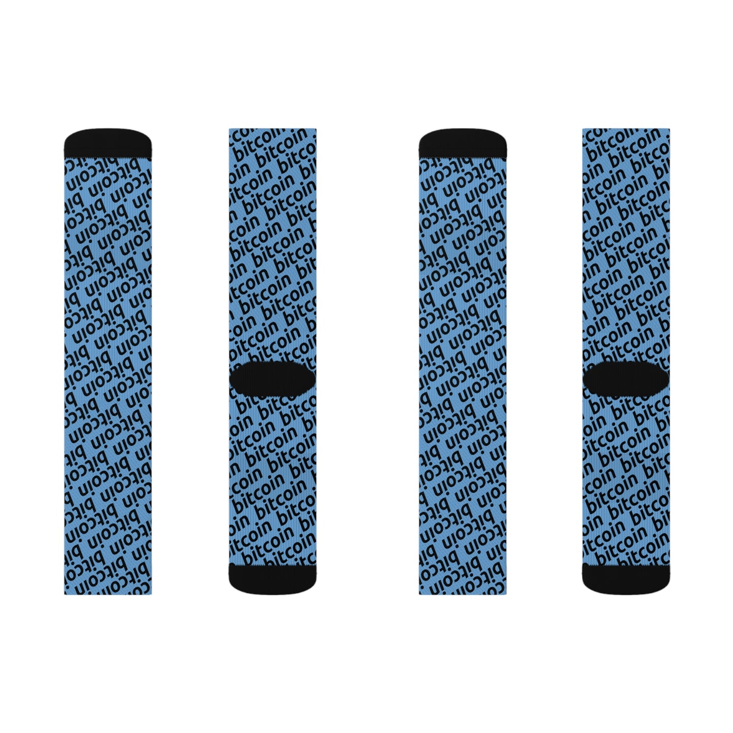 Bitcoin Blu Socks