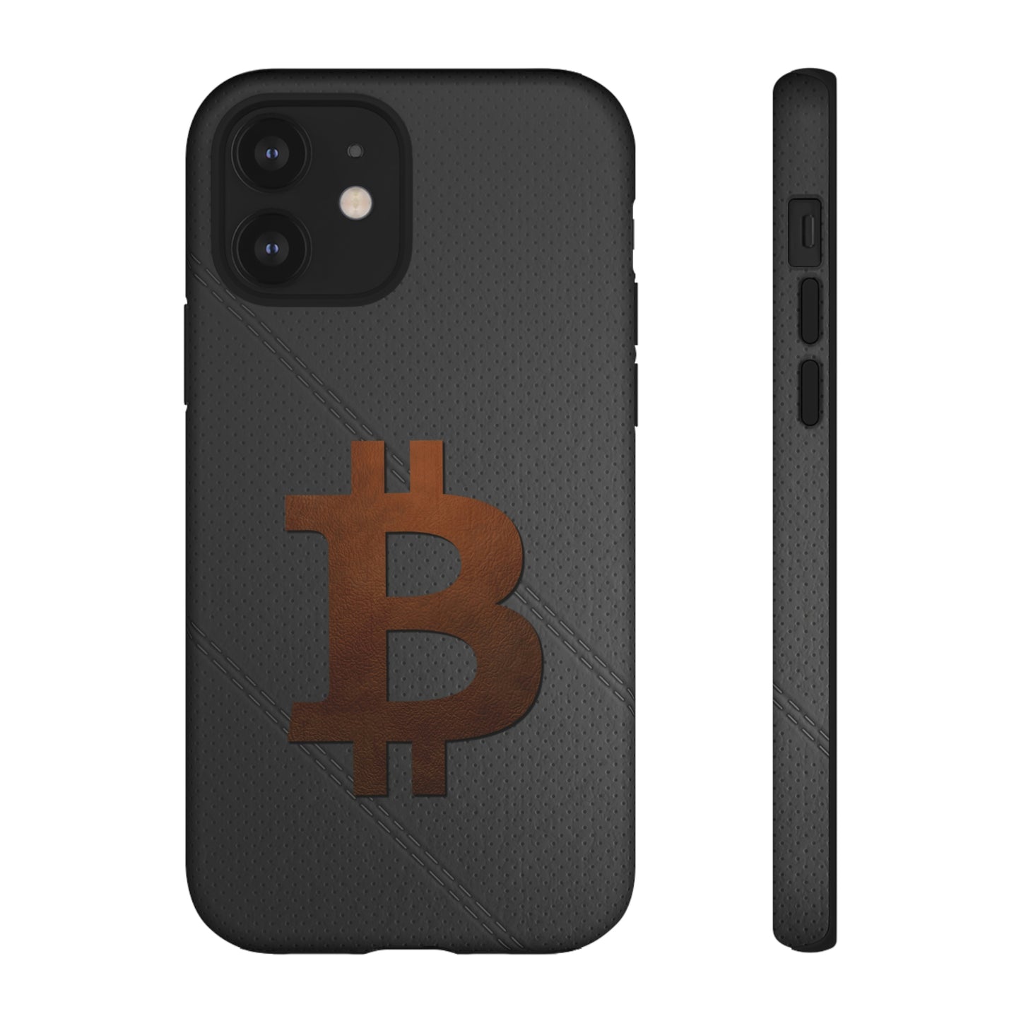 Bitcoin Brown Leather Case