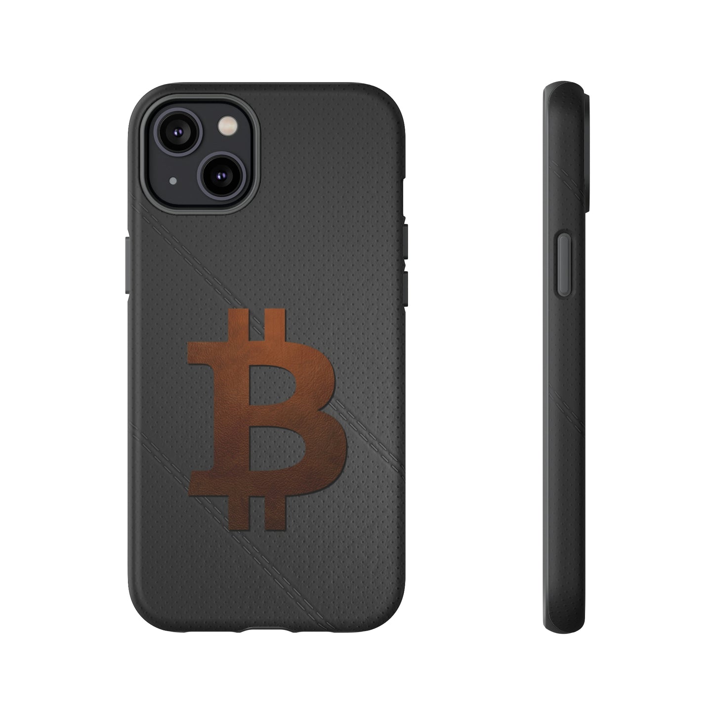 Bitcoin Brown Leather Case