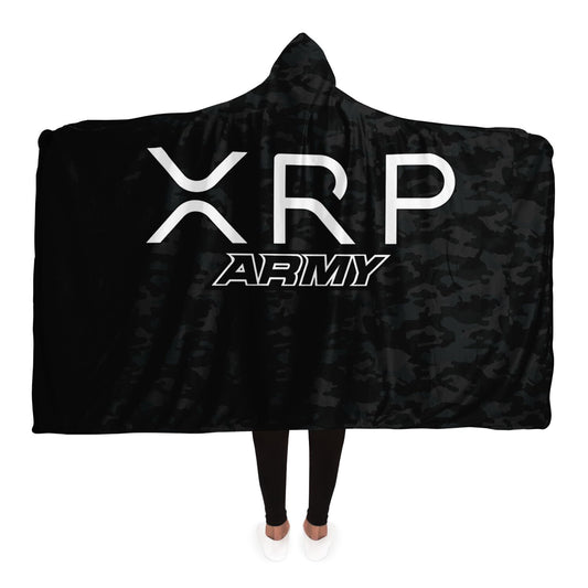 Xrp Army Dark Camo Hooded Blanket