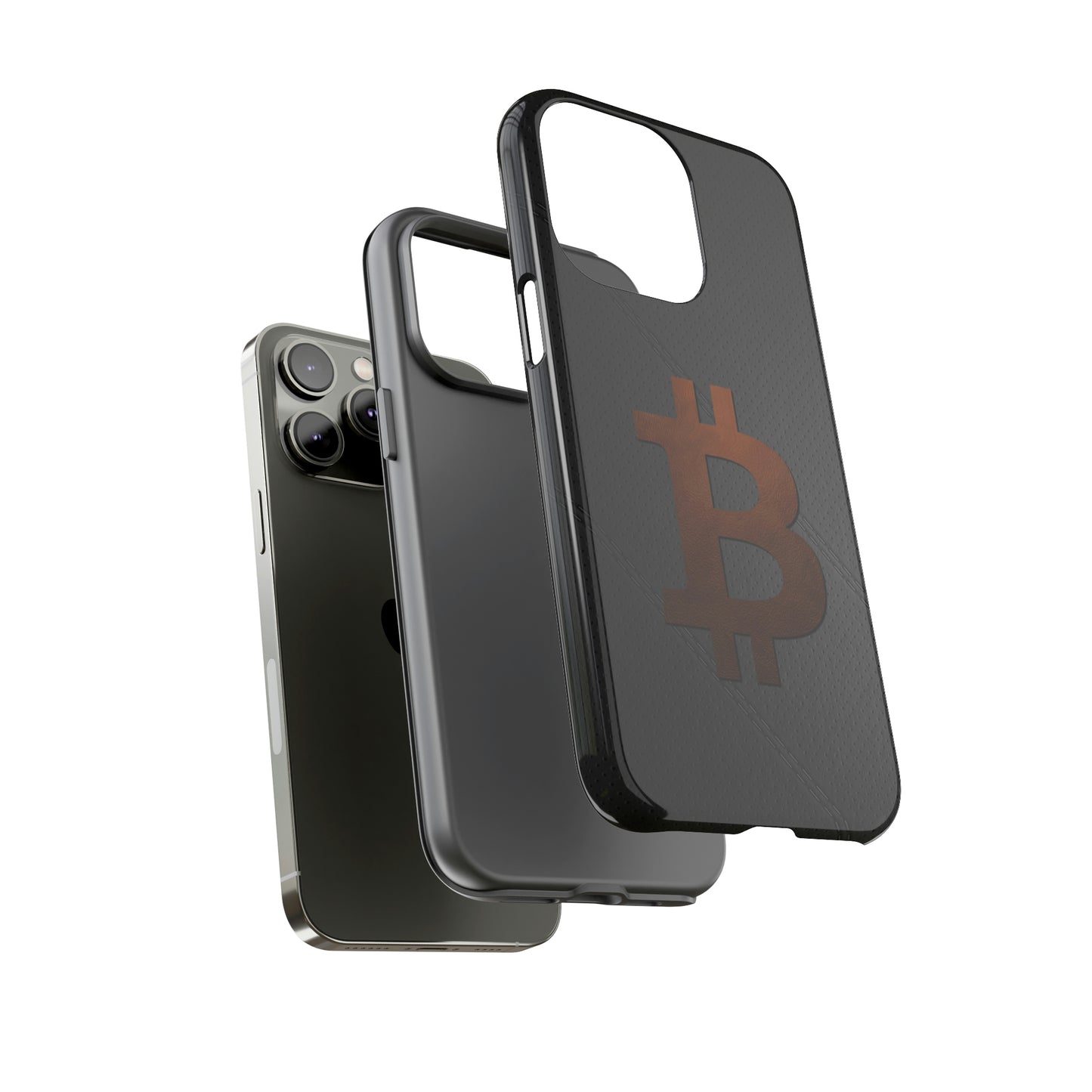 Bitcoin Brown Leather Case