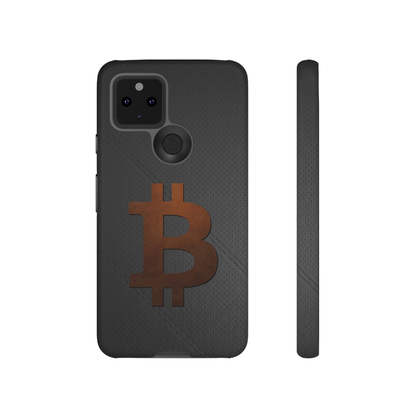 Bitcoin Brown Leather Case