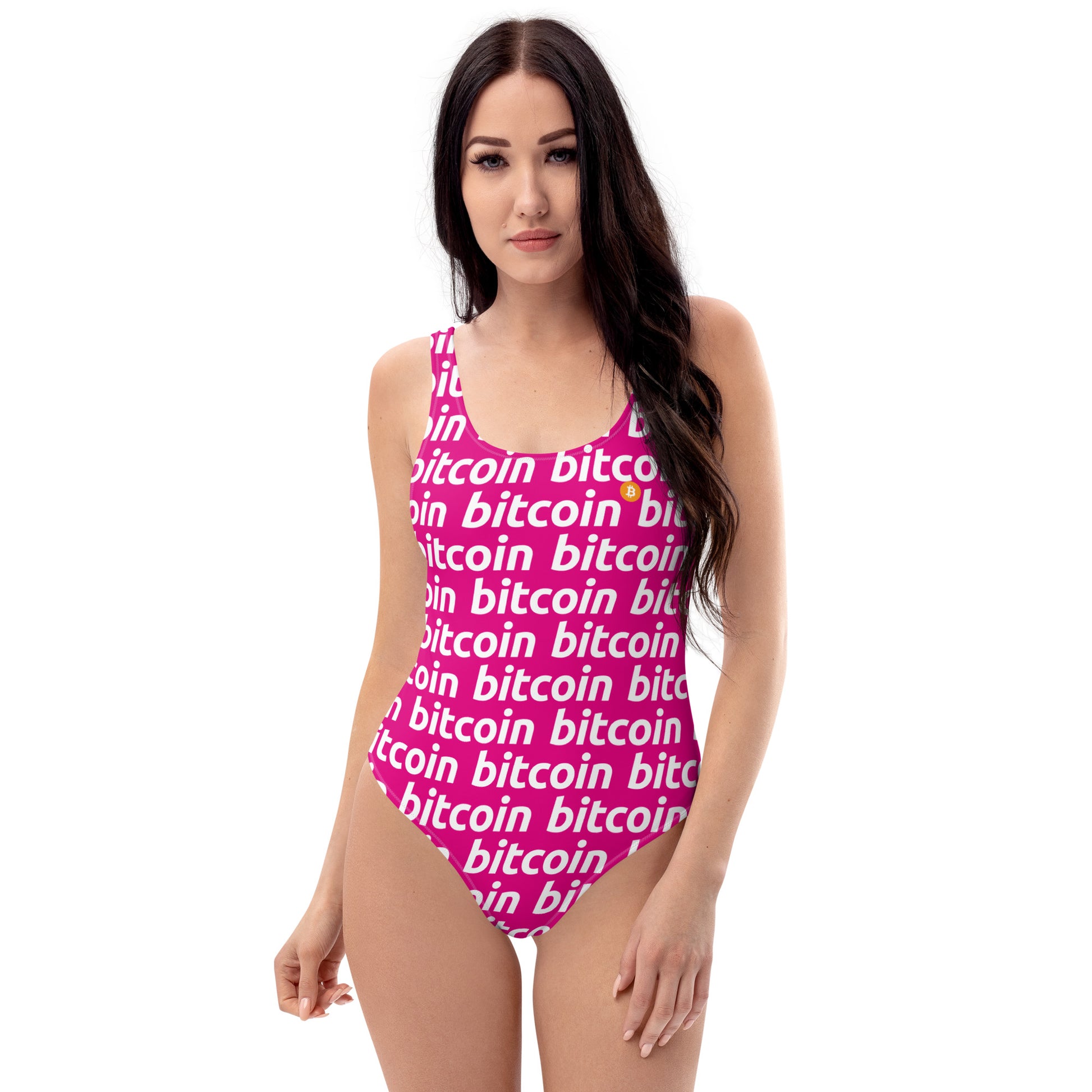 Bitcoin Amarena Swimsuit printful