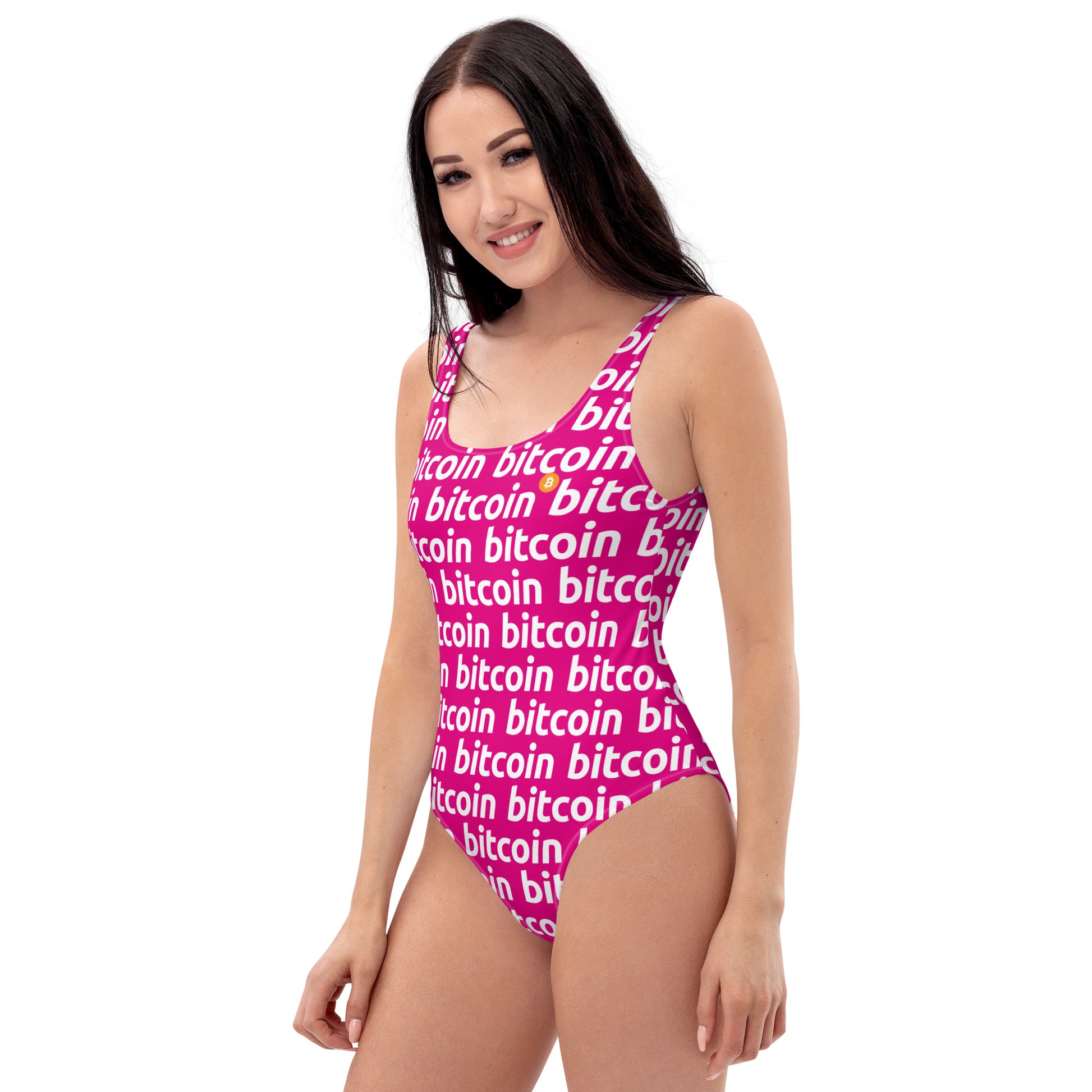 Bitcoin Amarena Swimsuit printful