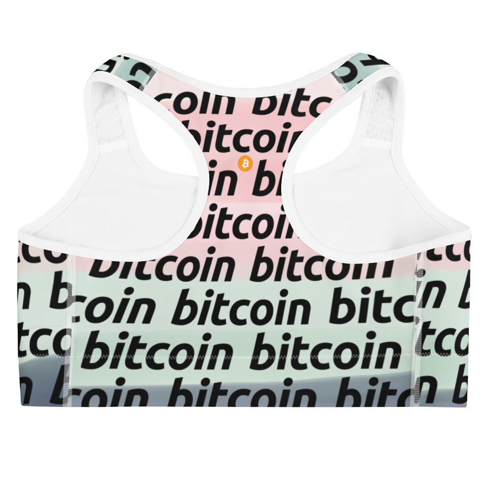 Bitcoin Palette Sport Bra printful