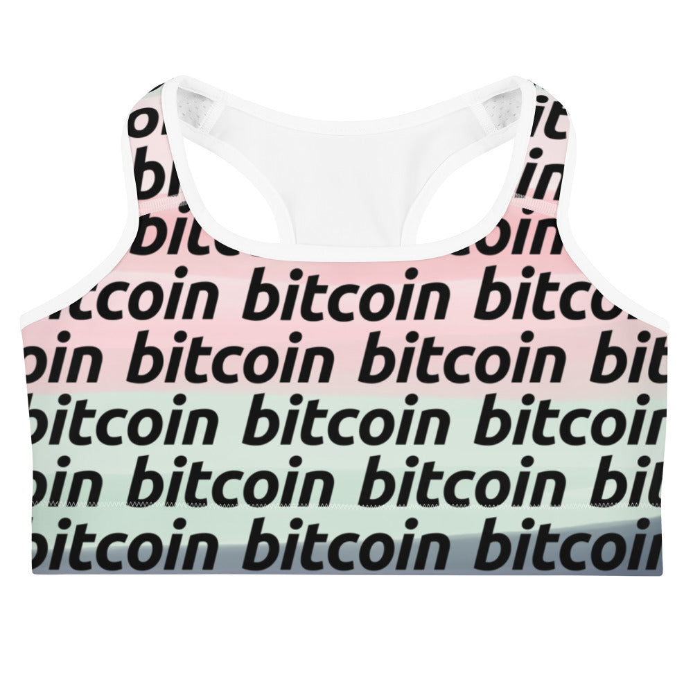 Bitcoin Palette Sport Bra printful