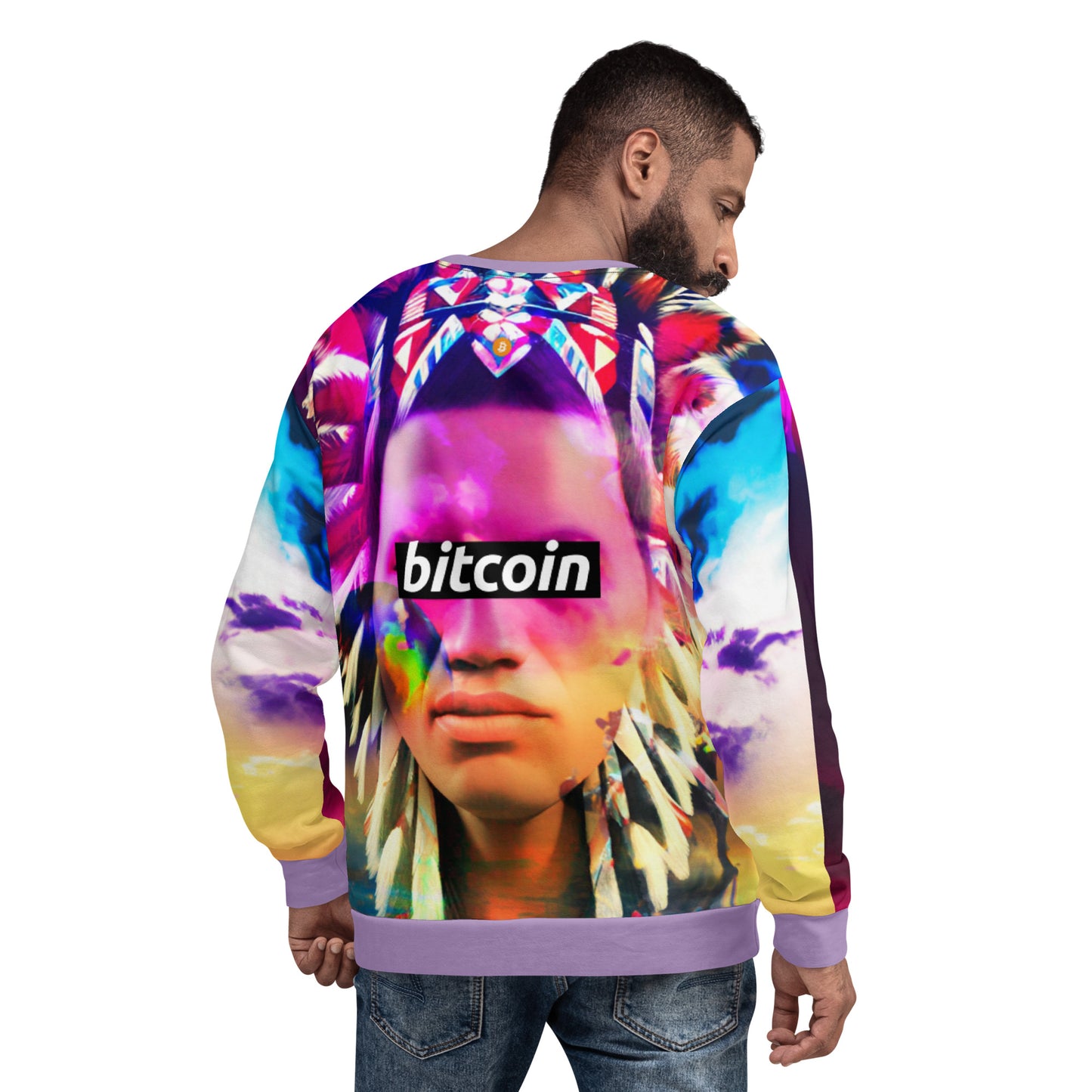 Bitcoin Bold Eye Sweatshirt printful