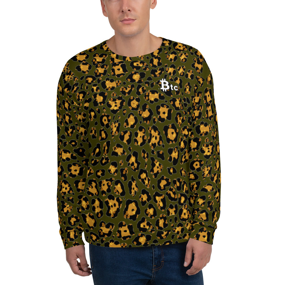Bitcoin Leopard Army Sweatshirt