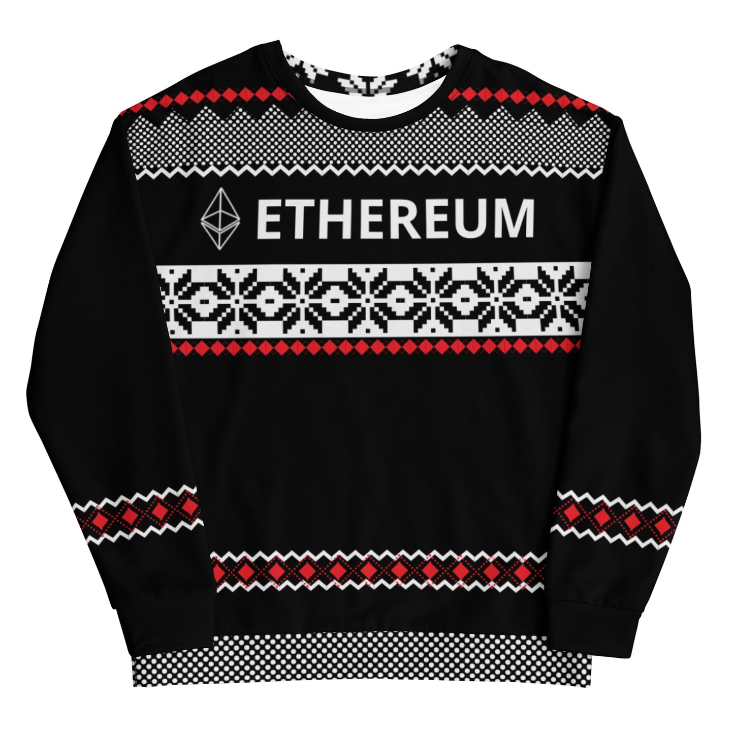 Ethereum Christmas Sweatshirt printful