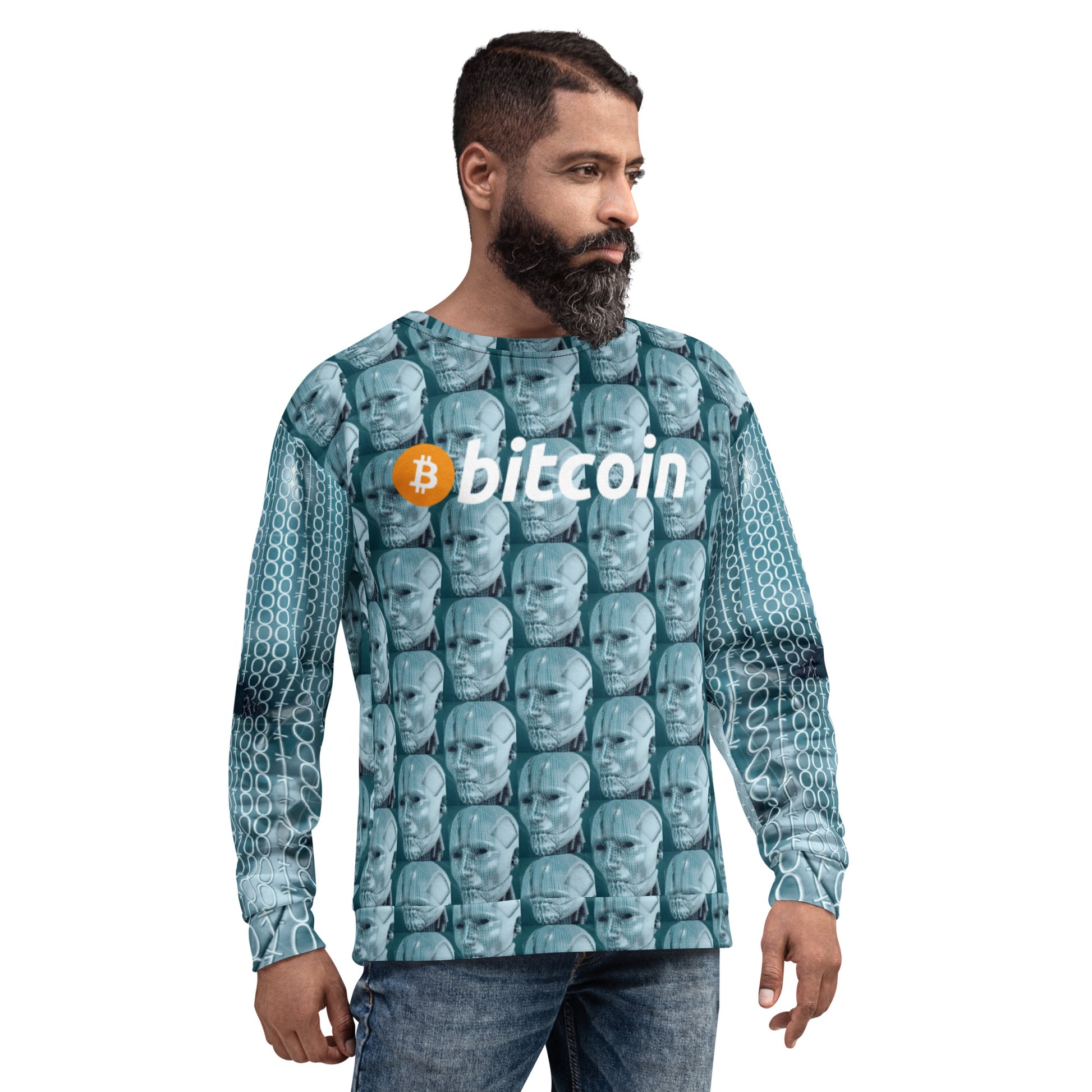 Bitcoin Cyber Sweatshirt printful