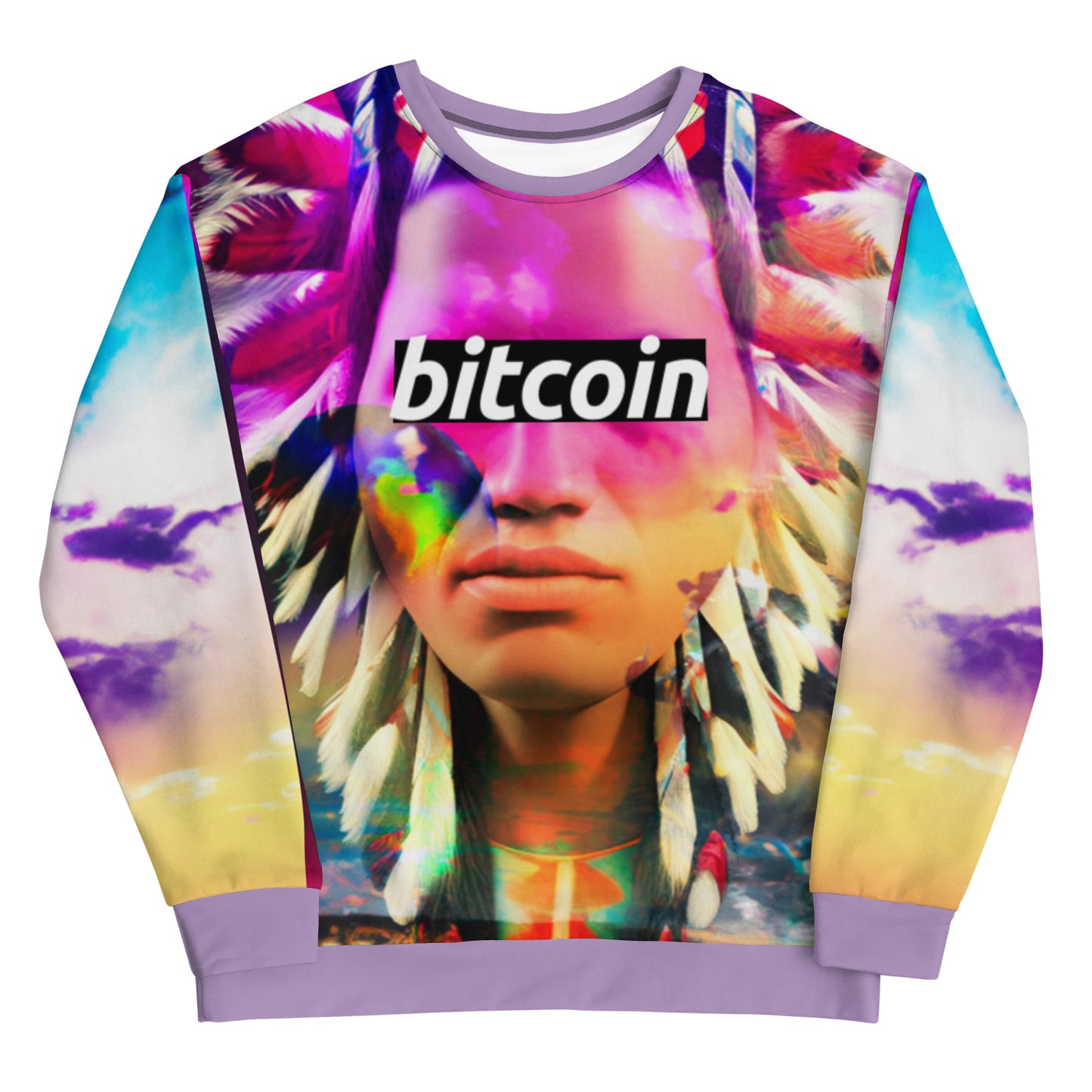 Bitcoin Bold Eye Sweatshirt printful