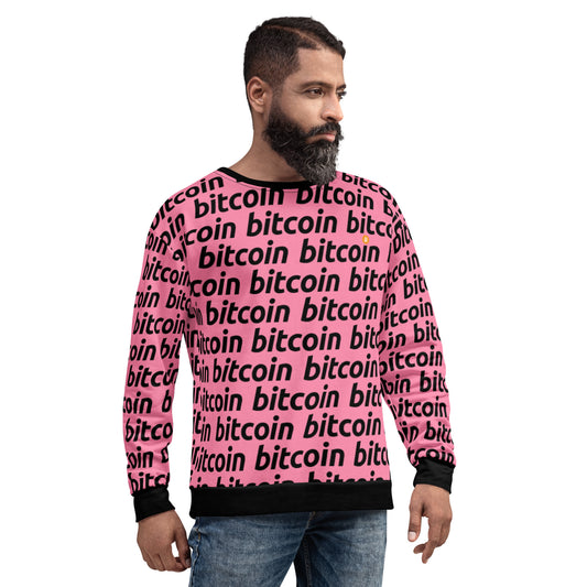 Bitcoin Rosa Sweatshirt