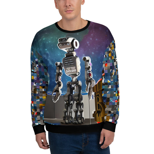 Bitcoin Fish Robot Sweatshirt
