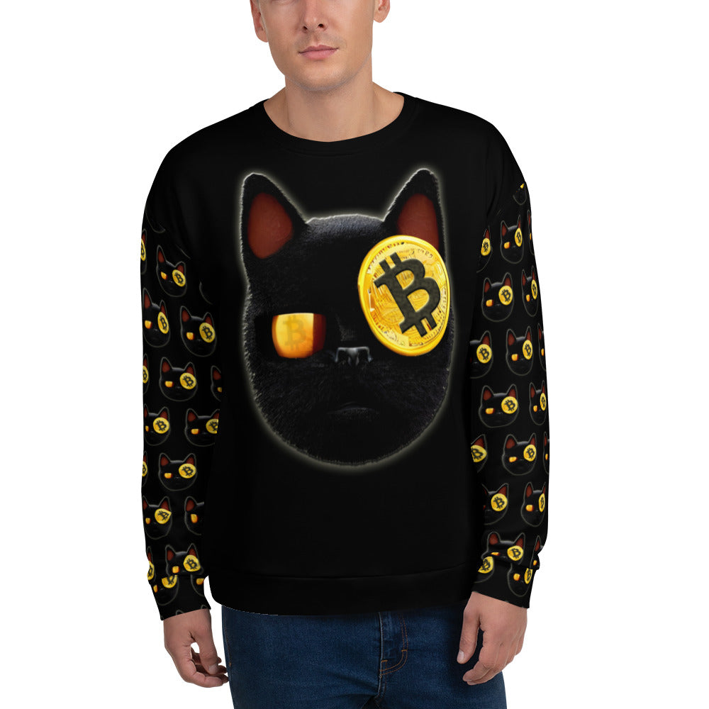 Bitcoin Cat Pirate Sweatshirt printful