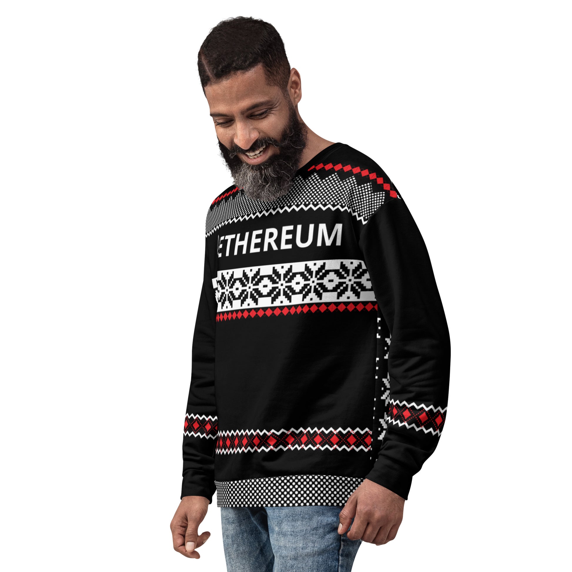 Ethereum Christmas Sweatshirt printful