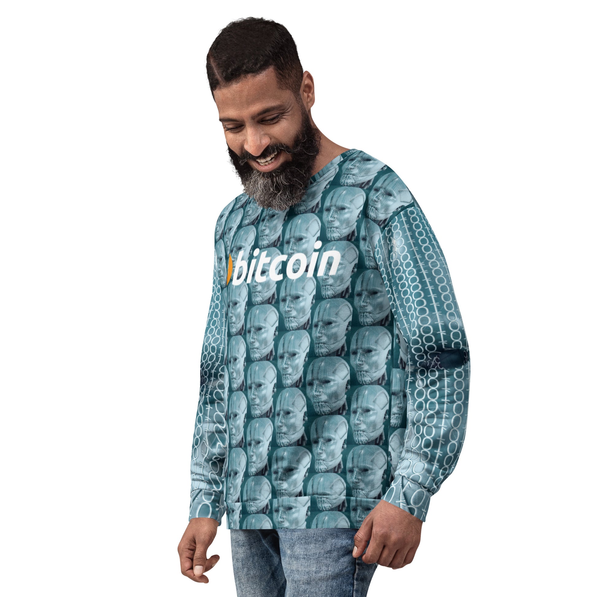 Bitcoin Cyber Sweatshirt printful