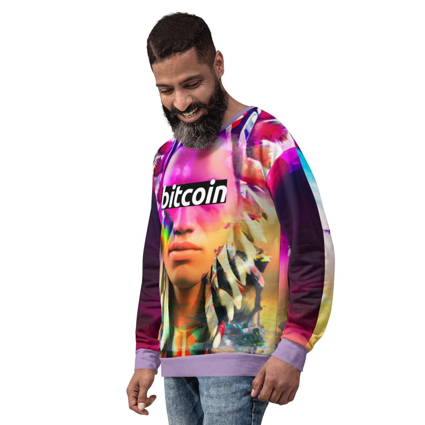 Bitcoin Bold Eye Sweatshirt printful