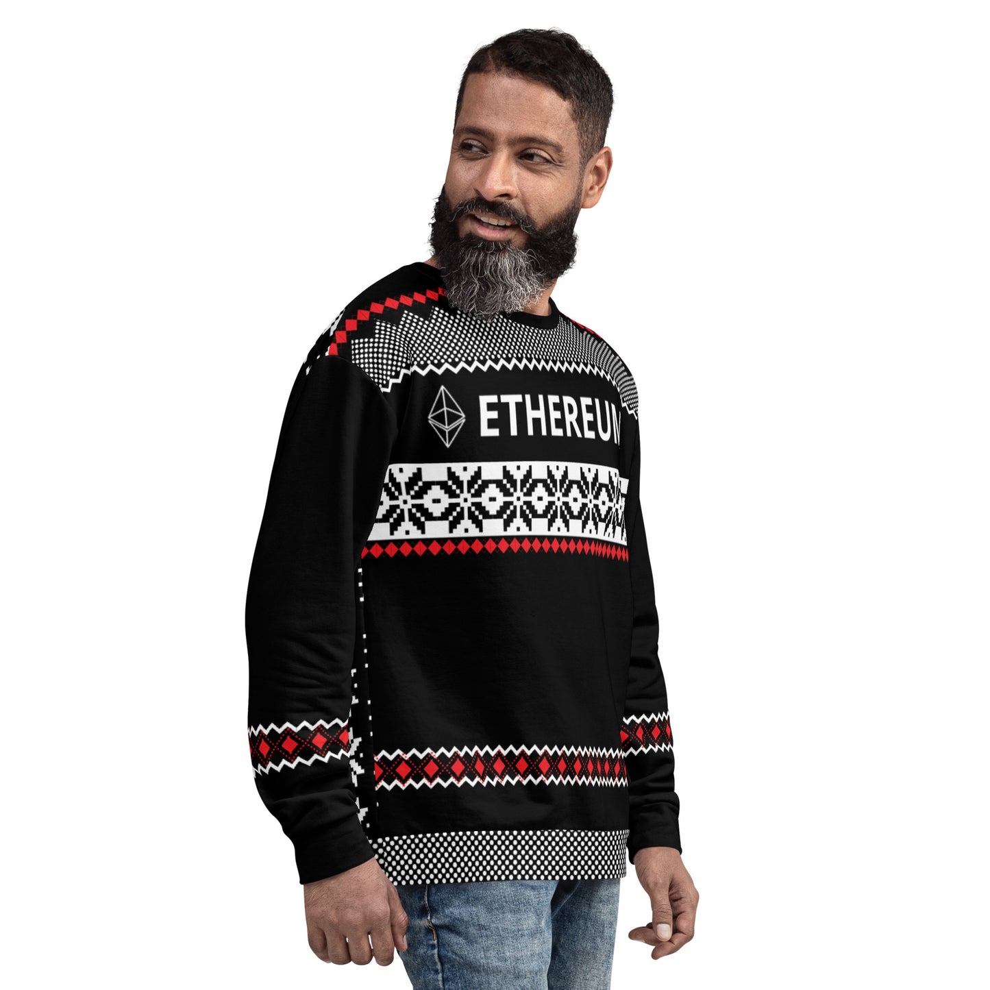 Ethereum Christmas Sweatshirt printful