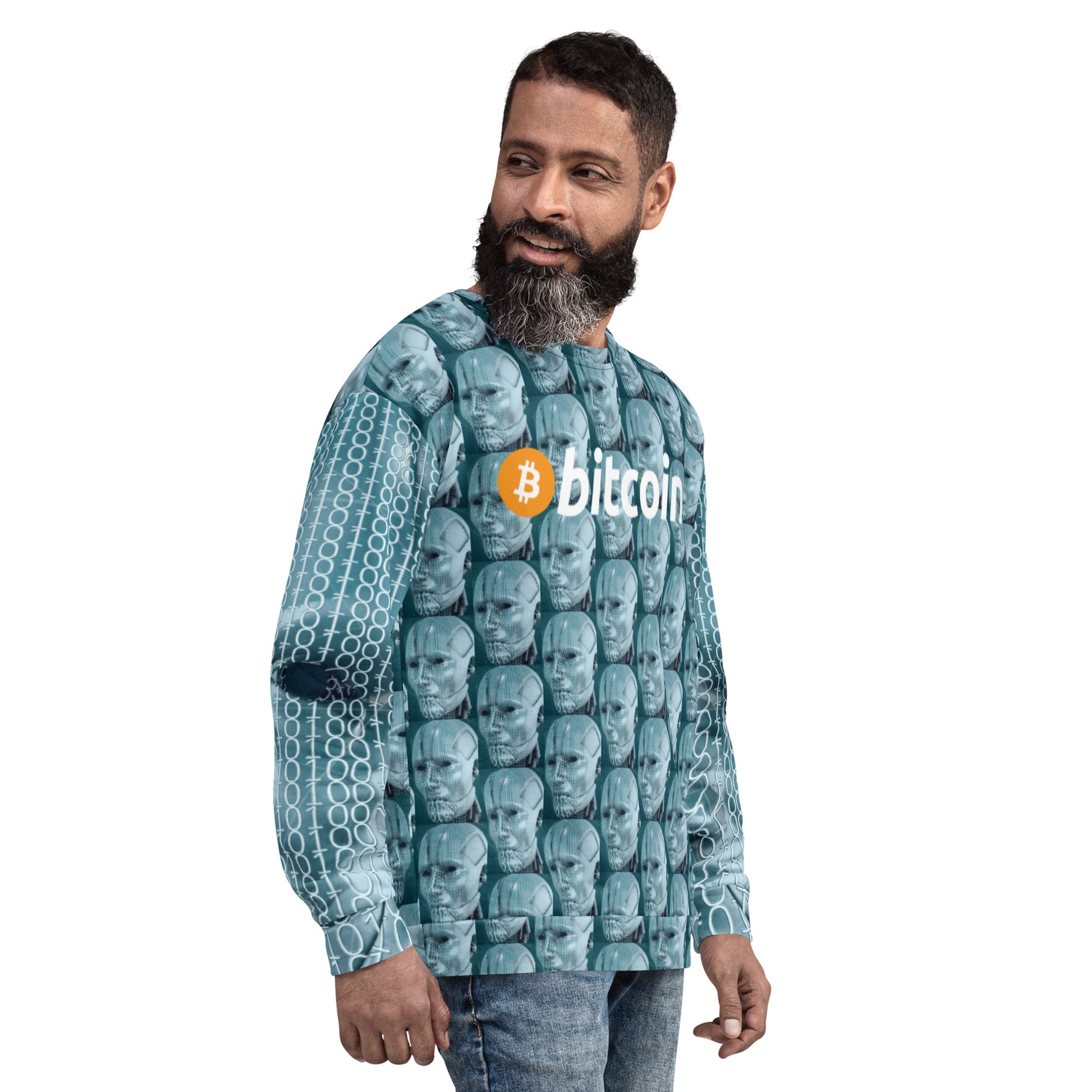 Bitcoin Cyber Sweatshirt printful