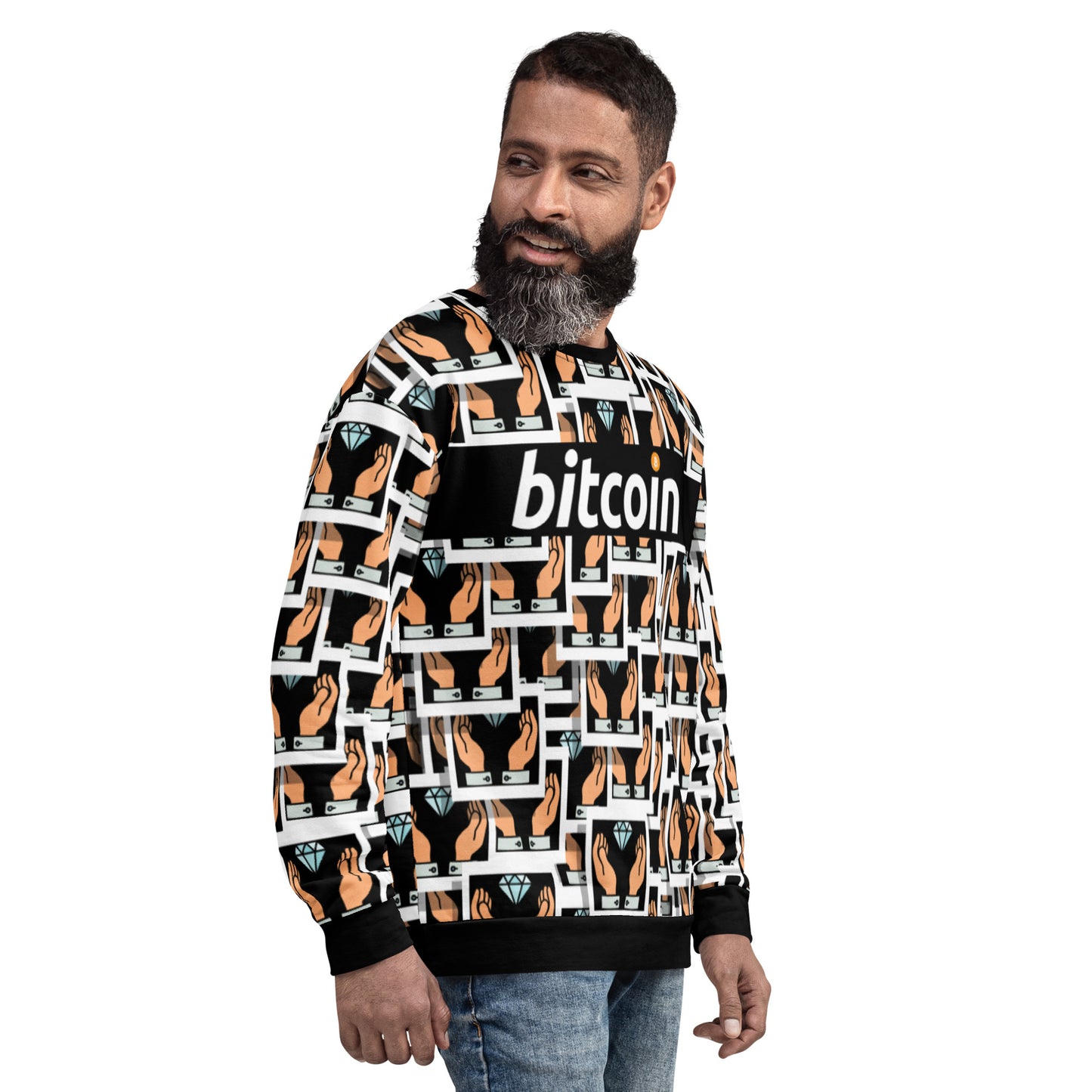 Bitcoin Diamond Hand Sweatshirt