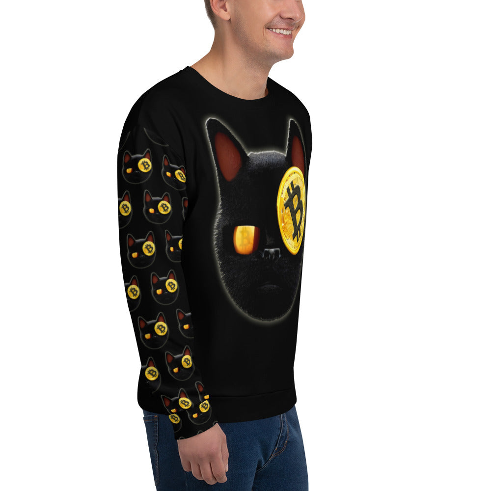 Bitcoin Cat Pirate Sweatshirt printful