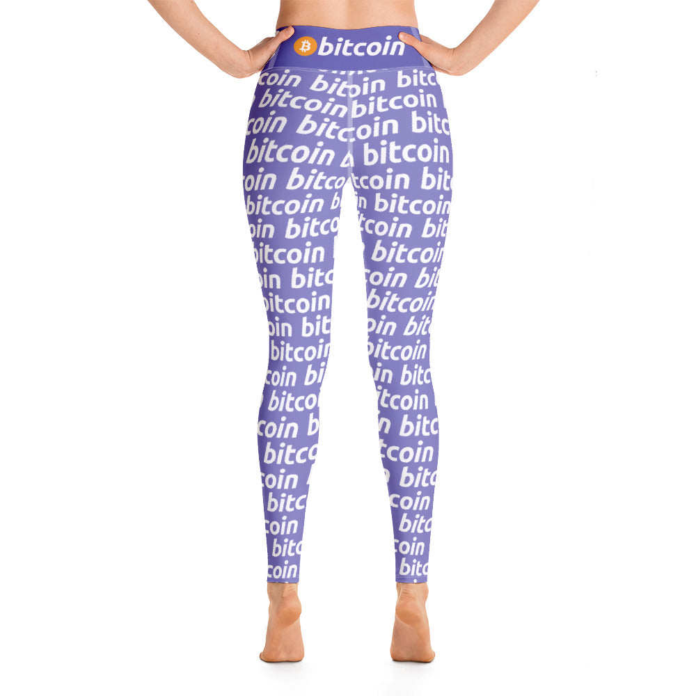 Bitcoin Violetta White Leggings