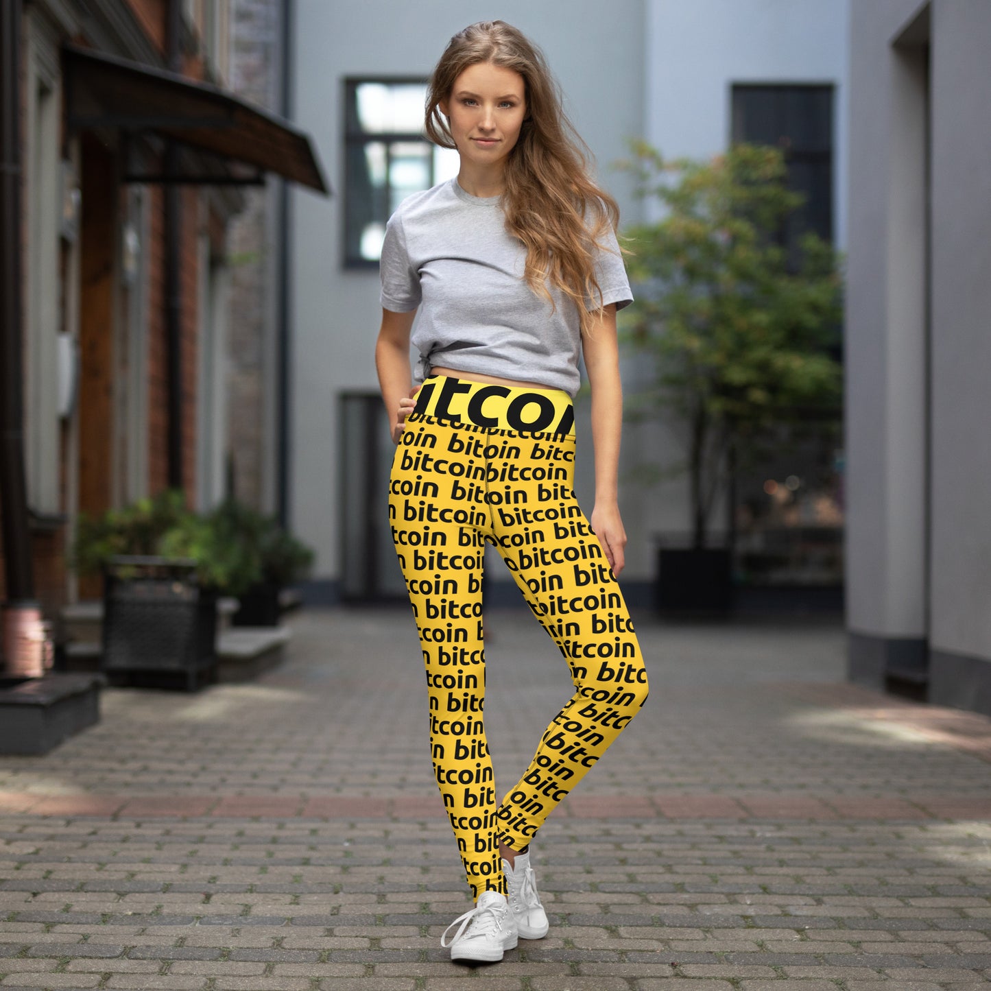 Bitcoin Honey Yoga Leggings