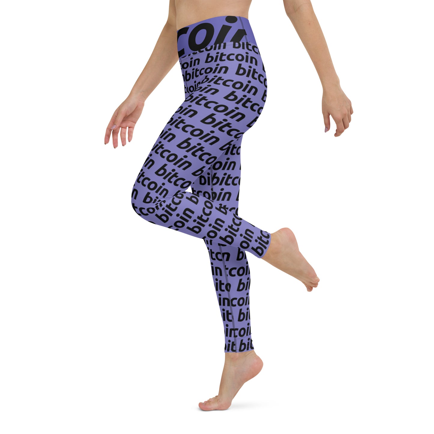 Bitcoin Violetta Yoga Leggings