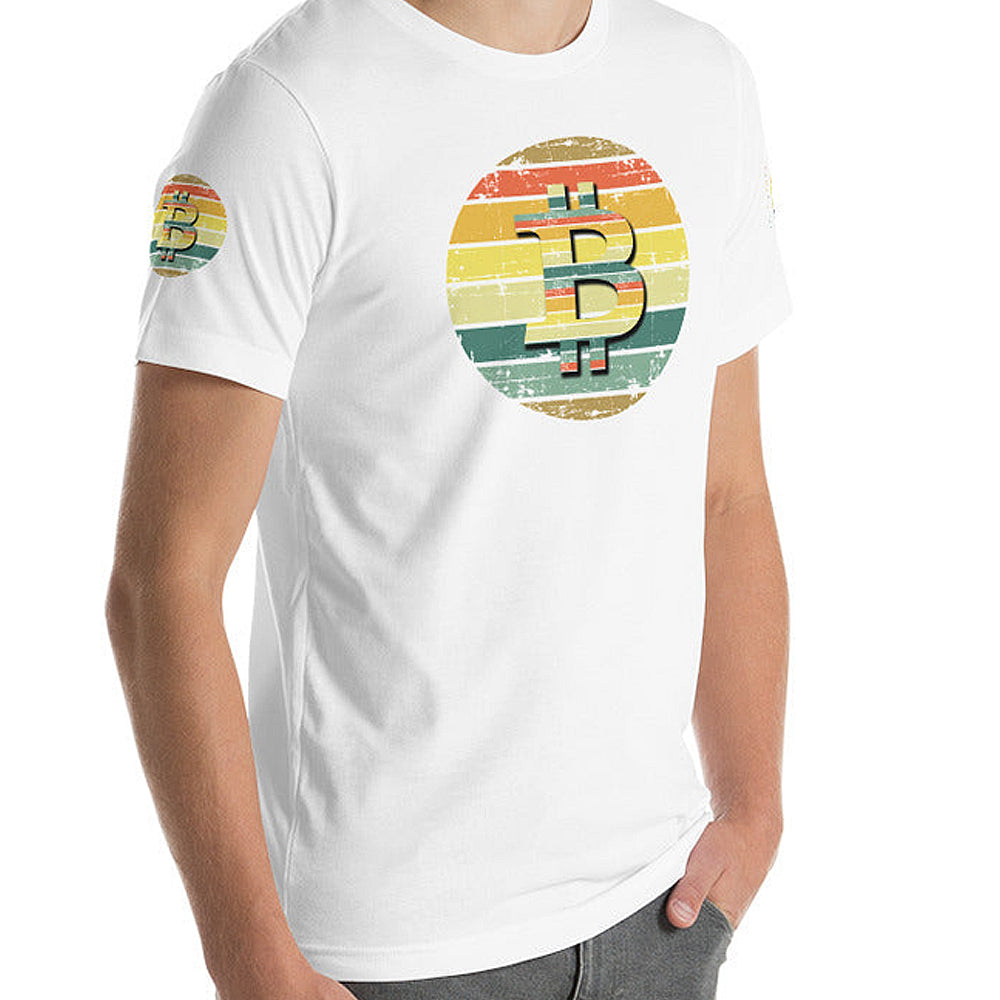 BITCOIN Sunset | Shirts & Tops | bitcoin-sunset-tee | printful