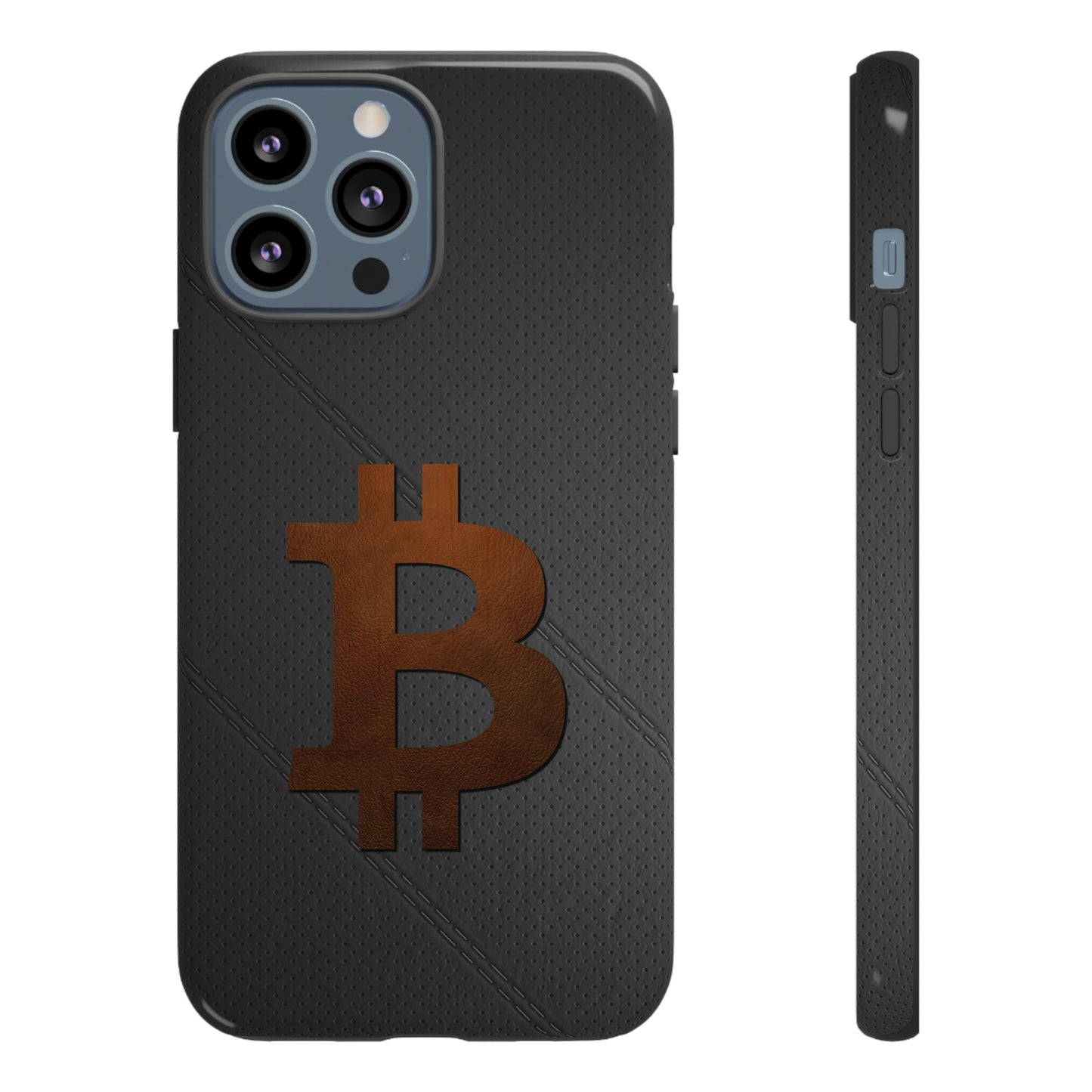 Bitcoin Brown Leather Case