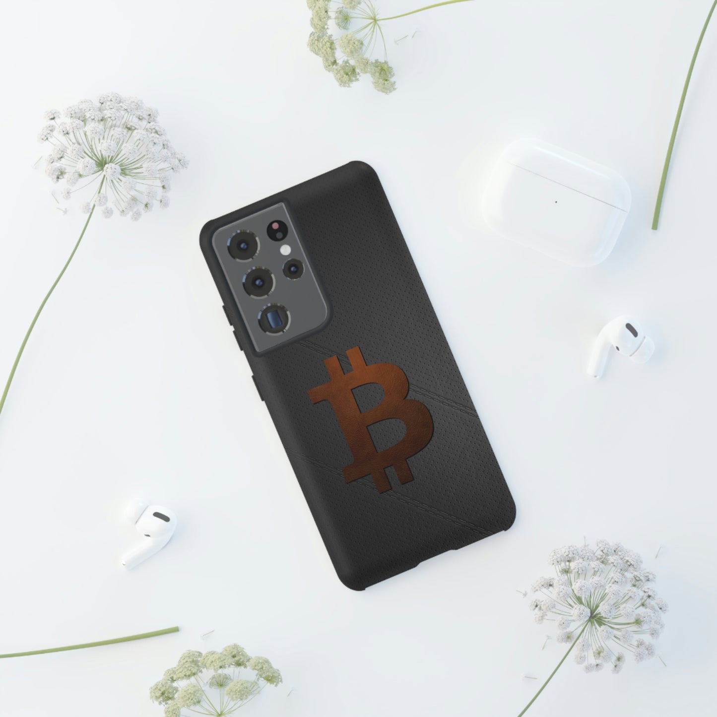 Bitcoin Brown Leather Case In N Out Crypto