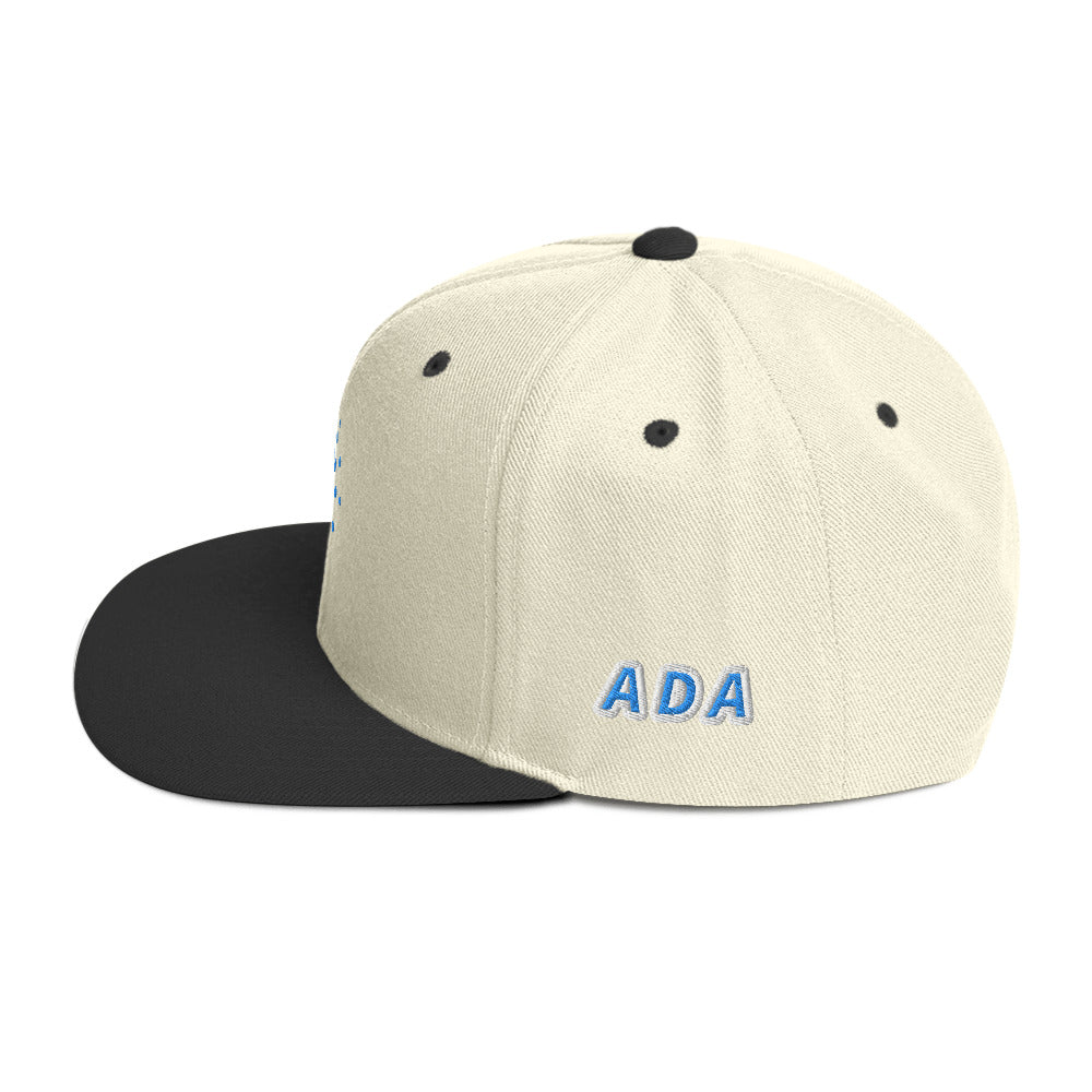 Cardano Ada Snapback Hat