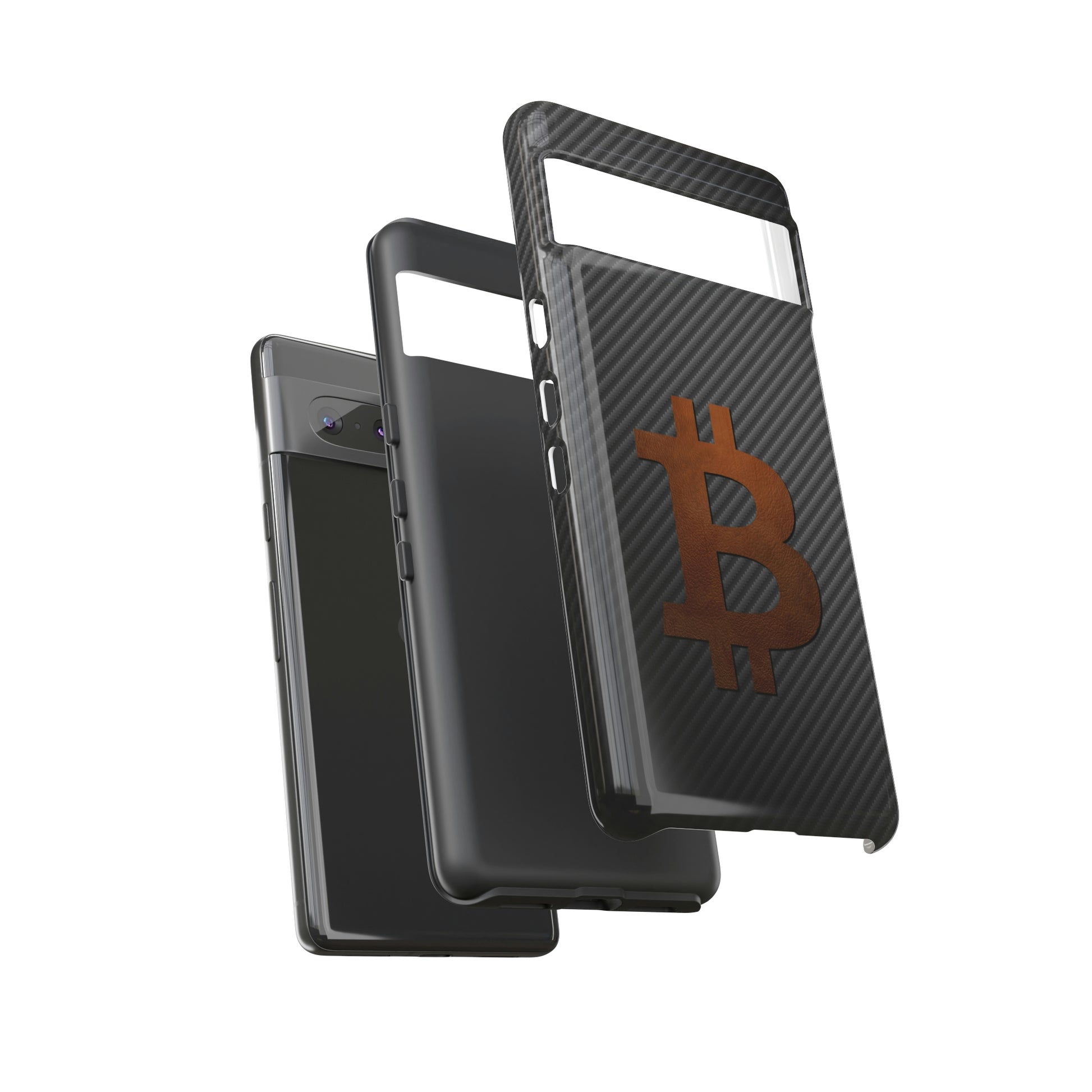 Bitcoin Fiber Brown Leather Case In N Out Crypto