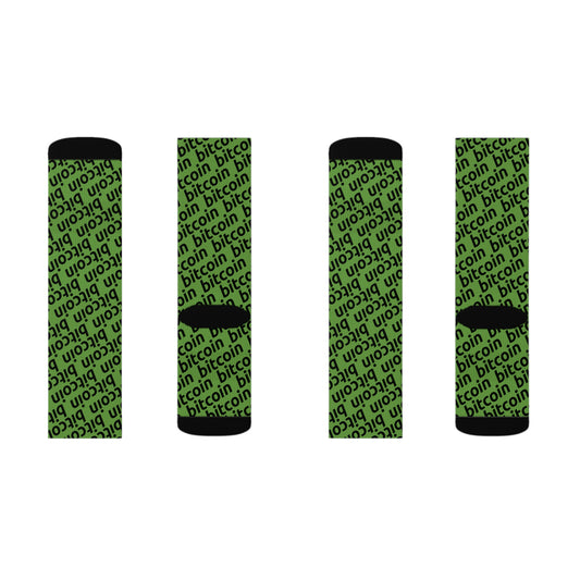 Bitcoin Green Socks