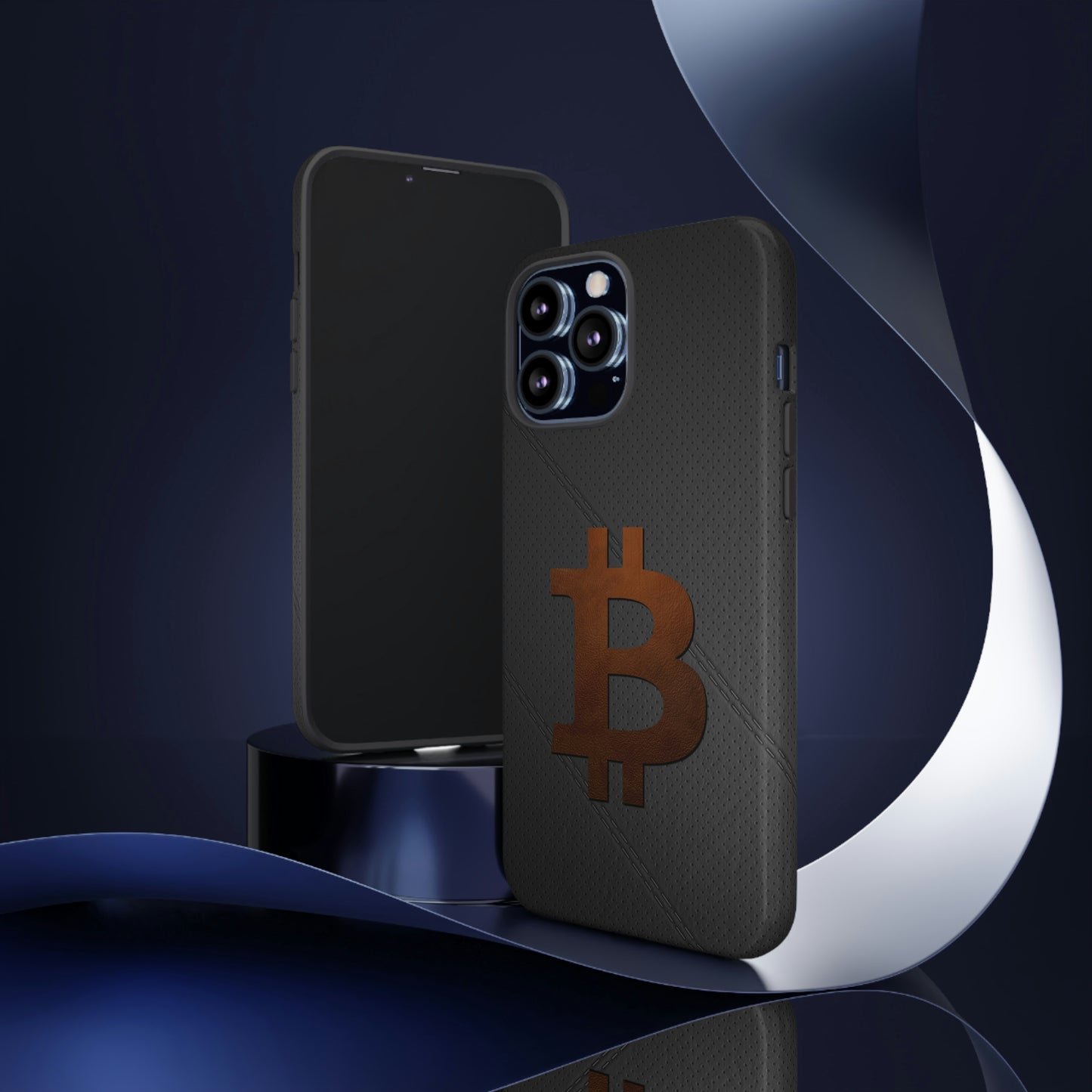 Bitcoin Brown Leather Case In N Out Crypto