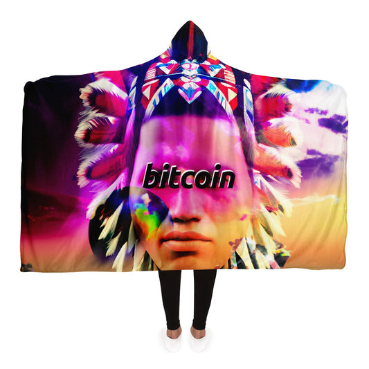 Bitcoin Native Hooded Blanket