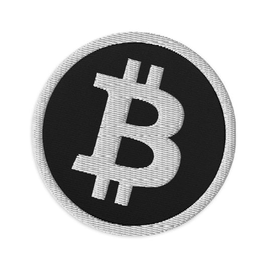 BITCOIN Embroidered patches | Appliques & Patches | bitcoin-patches | printful