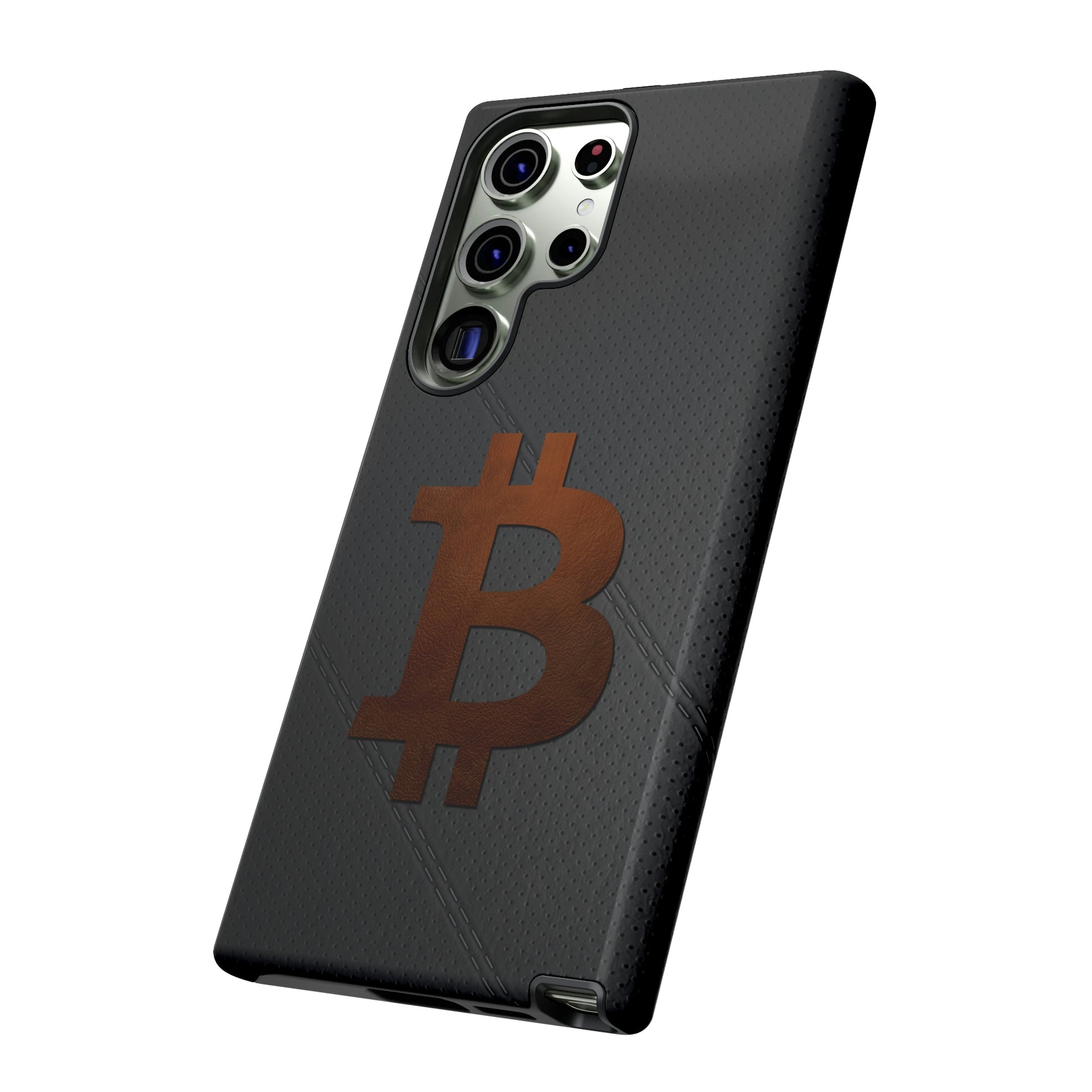 Bitcoin Brown Leather Case In N Out Crypto