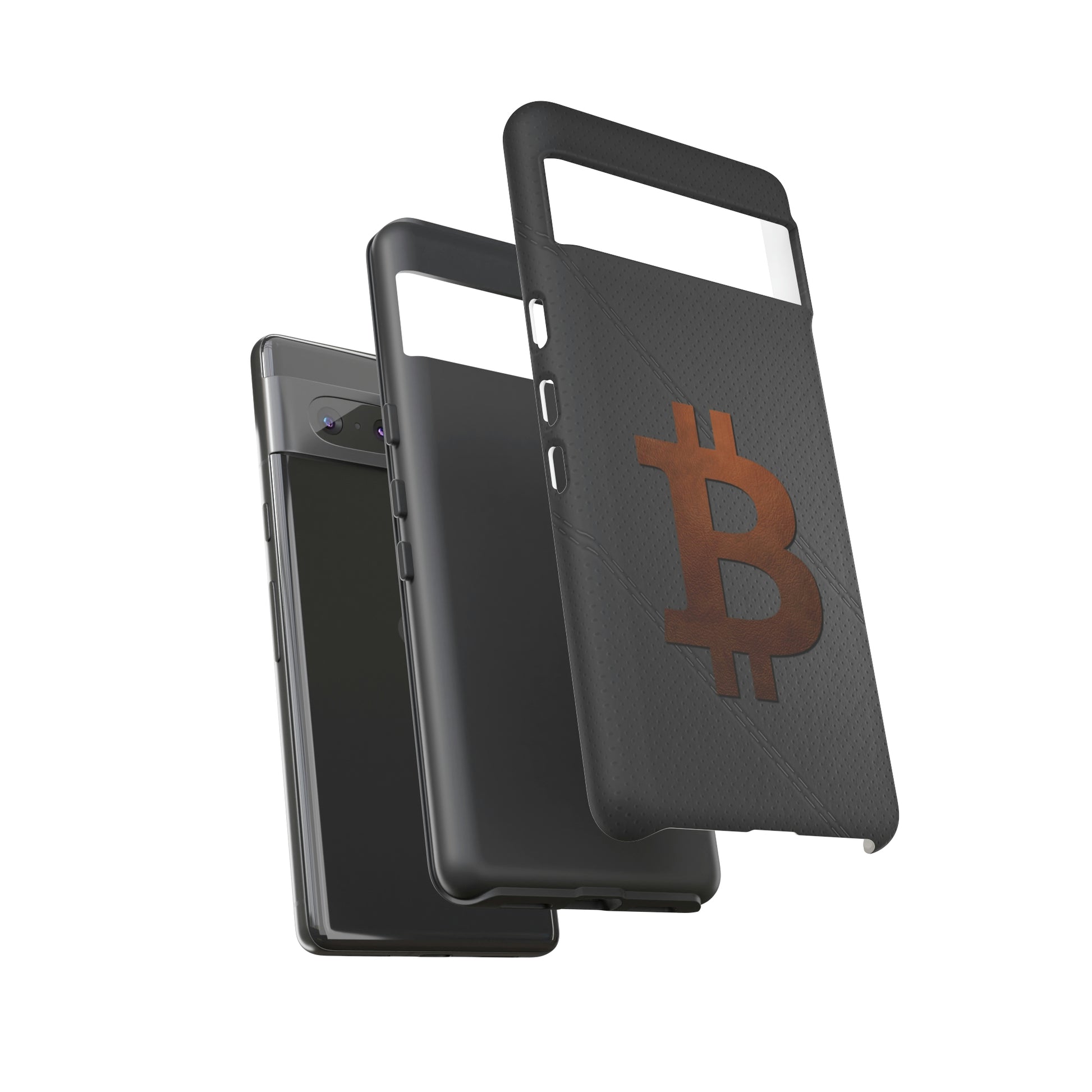 Bitcoin Brown Leather Case In N Out Crypto