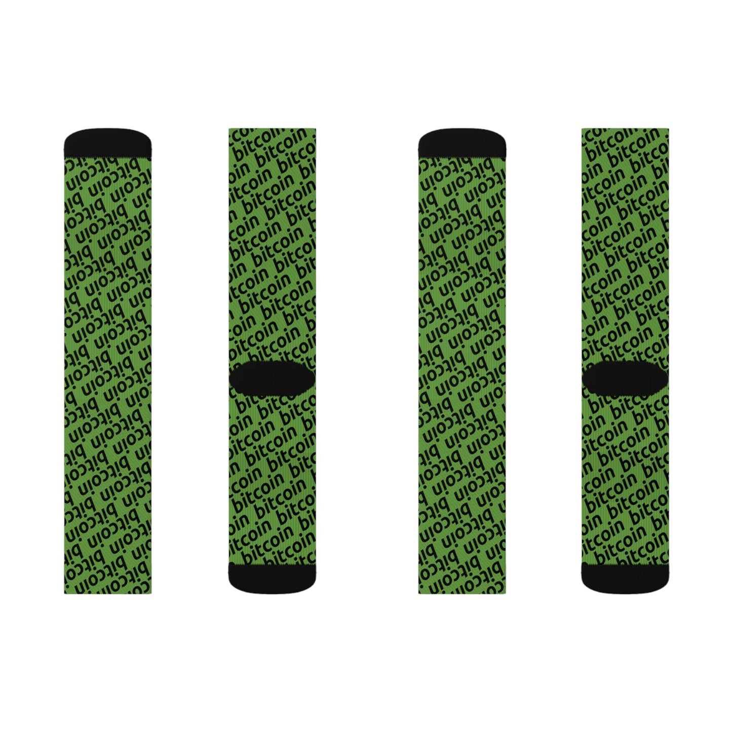 Bitcoin Green Socks