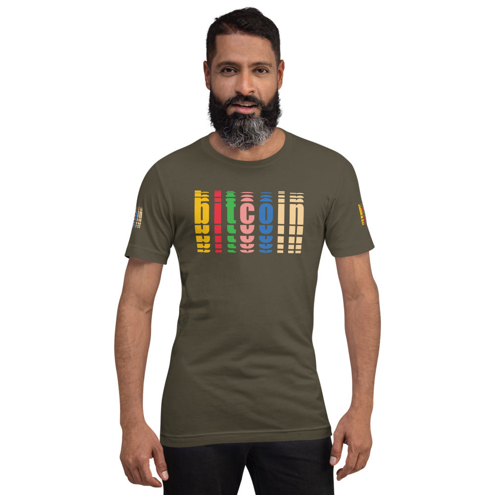 Bitcoin The Color Of Crypto | Shirts & Tops | bitcoin-the-color-of-crypto-shirt | printful