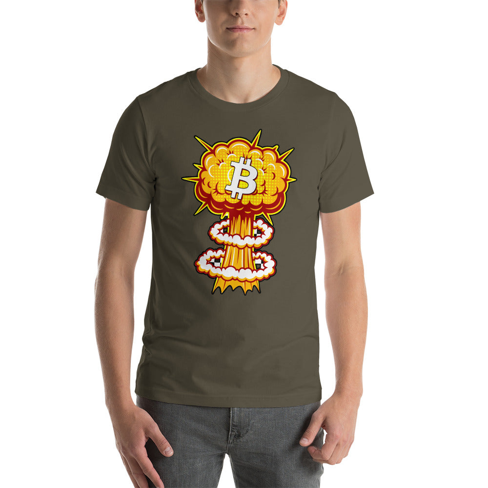 Bitcoin Boom | Shirts & Tops | bitcoin-boom-tee | printful